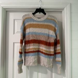 Knitted stripe sweater